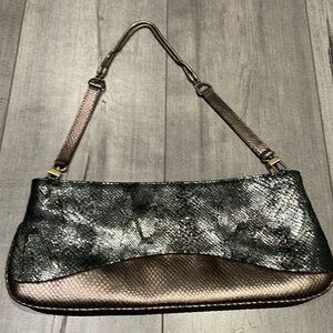 Hope Heritage vintage metallic leather shoulder handbag